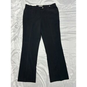 NWT Calvin Klein Modern Fit Dress Pants Trousers For Women, Flare Leg, Black, 8